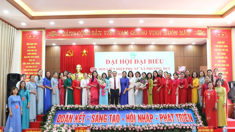 Phụ nữ xã Phượng Dực nêu cao tinh thần “Đoàn kết - Sáng tạo - Hội nhập - Phát triển”