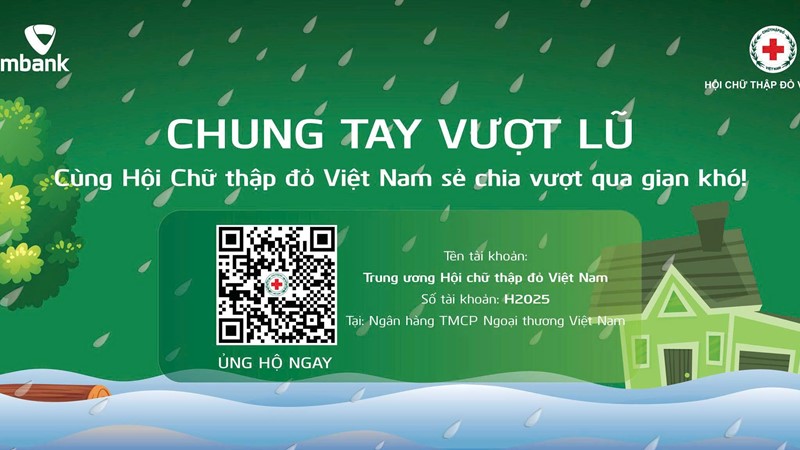 Hội Chữ thập đỏ Việt Nam phát động Chiến dịch “Chung tay vượt lũ”