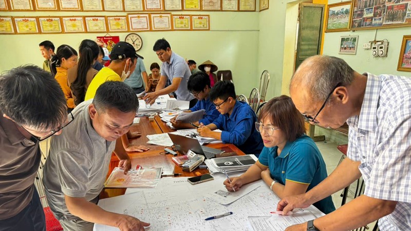 Xã Quang Minh quyết liệt triển khai chiến dịch “Làm giàu, làm sạch” cơ sở dữ liệu quốc gia về đất đai