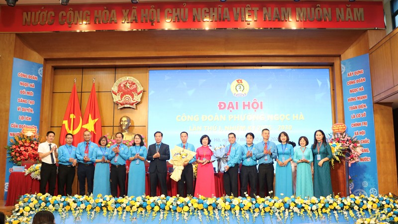 Đại hội Công đoàn phường Ngọc Hà lần thứ I, nhiệm kỳ 2025-2030: “Đoàn kết - Dân chủ - Kỷ cương - Đổi mới - Phát triển”