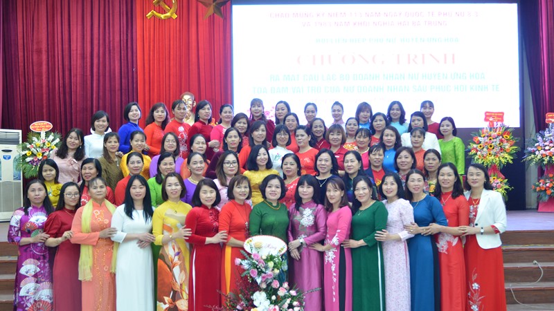  Nâng cao vai trò của doanh nhân nữ sau phục hồi kinh tế 