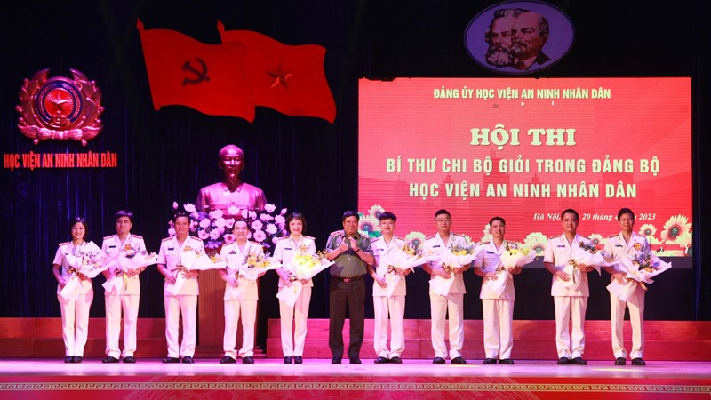 Đảng ủy Học viện An ninh nhân dân tổ chức hội thi Bí thư Chi bộ giỏi năm 2023