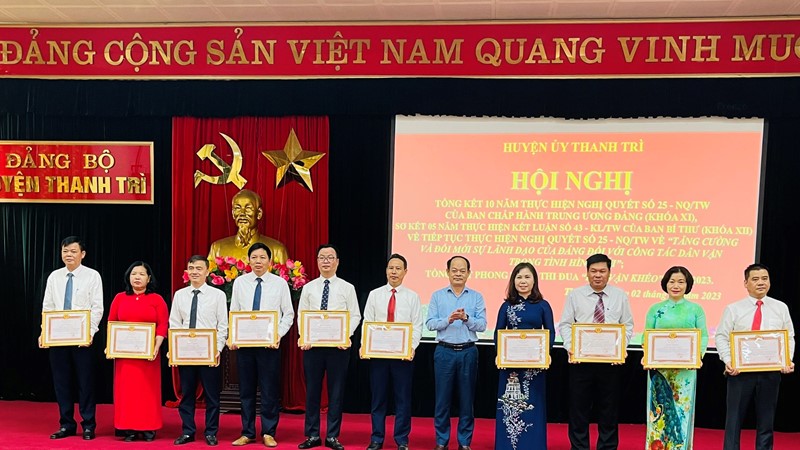 Tăng cường và đổi mới sự lãnh đạo của Đảng đối với công tác dân vận trong tình hình mới