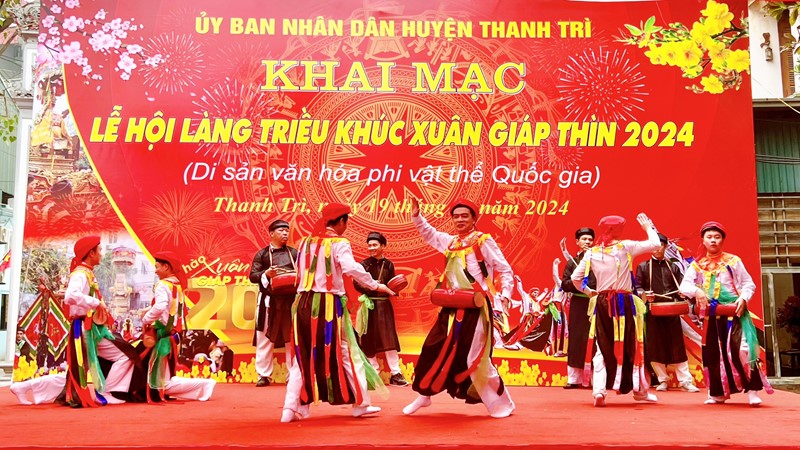 Huyện Thanh Trì: Khai mạc Lễ hội làng Triều Khúc