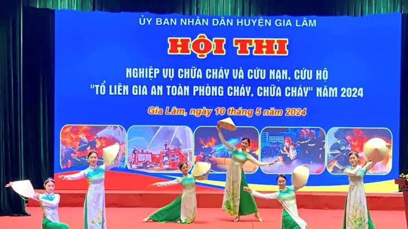 Huyện Gia Lâm, Hà Nội: Sôi nổi Hội thi nghiệp vụ phòng cháy, chữa cháy và cứu nạn, cứu hộ