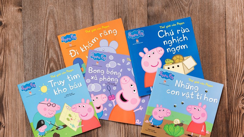 Lần đầu tiên sách Peppa Pig ra mắt độc giả Việt Nam