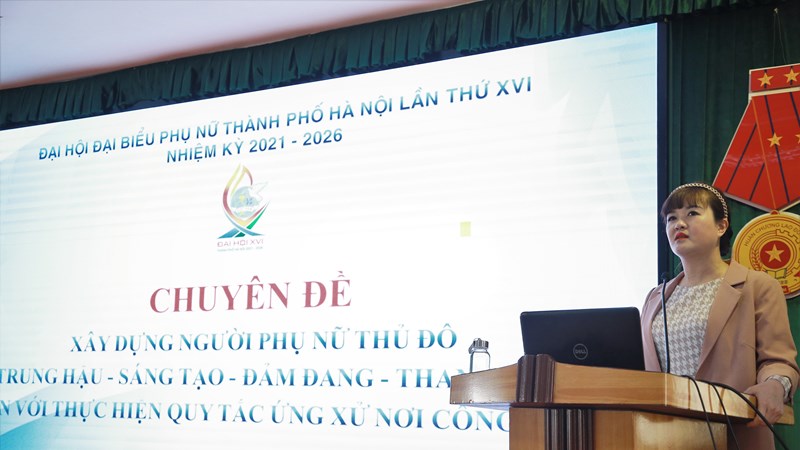 Hội LHPN huyện Thanh Trì tập huấn Bồi dưỡng nghiệp vụ công tác Hội đợt 1 năm 2023