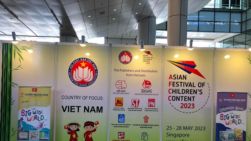Việt Nam để lại nhiều ấn tượng tại Hội sách Thiếu nhi châu Á