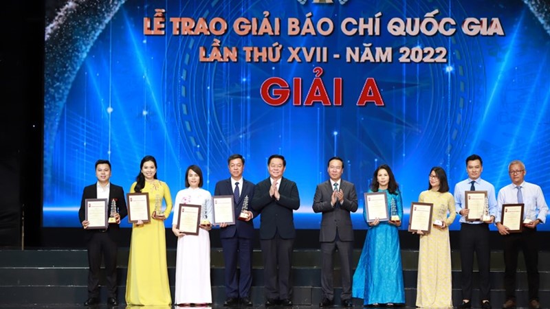 124 tác phẩm xuất sắc nhận Giải Báo chí Quốc gia lần thứ XVII