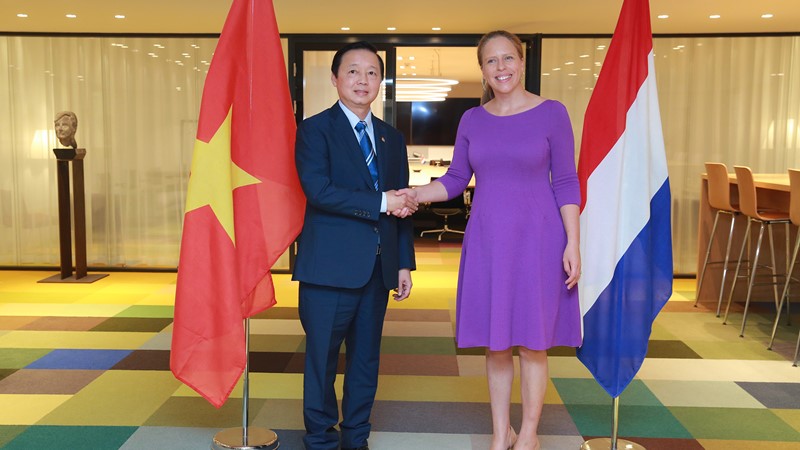 Phó Thủ tướng Chính phủ Trần Hồng Hà hội đàm với Phó Thủ tướng Hà Lan Carola Schouten