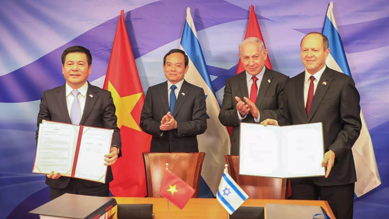 Việt Nam - Israel chính thức ký kết Hiệp định thương mại tự do