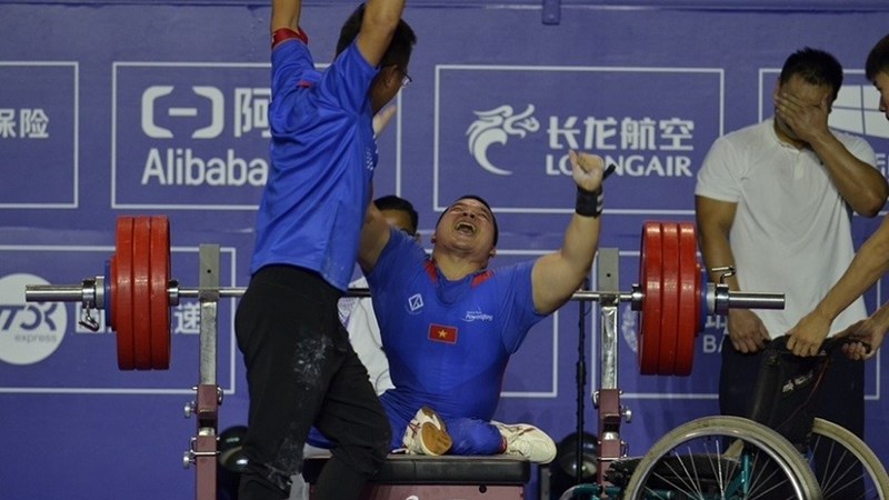 Đoàn cử tạ Việt Nam có huy chương thứ hai tại Asian Para Games 2023