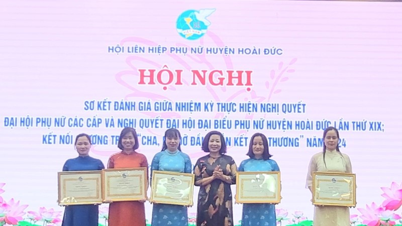 Hội LHPN Hoài Đức: Phấn đấu thực hiện thành công Nghị quyết Đại hội đại biểu phụ nữ các cấp