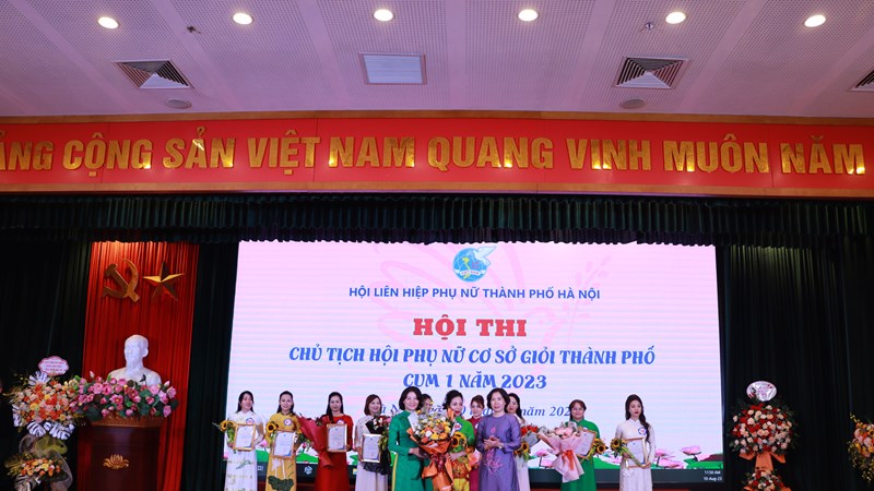 Giải Nhất thuộc về Chủ tịch Hội Phụ nữ phường Phúc Lợi (quận Long Biên)