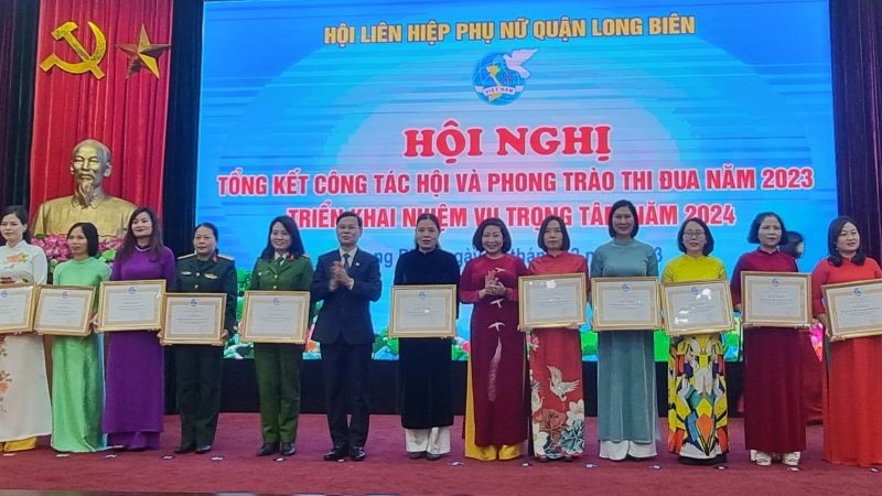 Hội LHPN quận Long Biên triển khai nhiệm vụ năm 2024