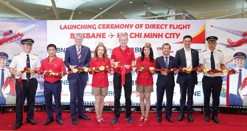  Vietjet khai trương đường bay thẳng đầu tiên đến Brisbane