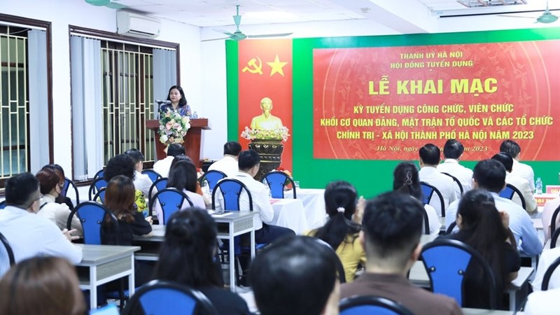 Hà Nội: 706 thí sinh tham gia vòng 2 kỳ tuyển dụng công chức, viên chức