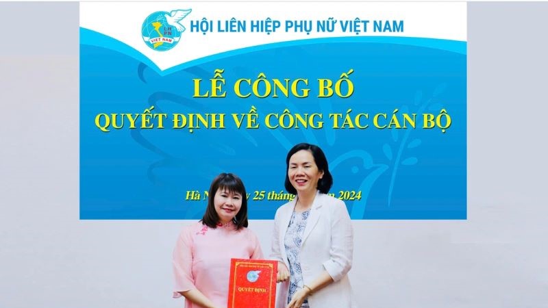 Tổng biên tập Báo Phụ nữ Việt Nam được điều động, bổ nhiệm giữ chức Trưởng ban Hỗ trợ phụ nữ phát triển kinh tế, TƯ Hội