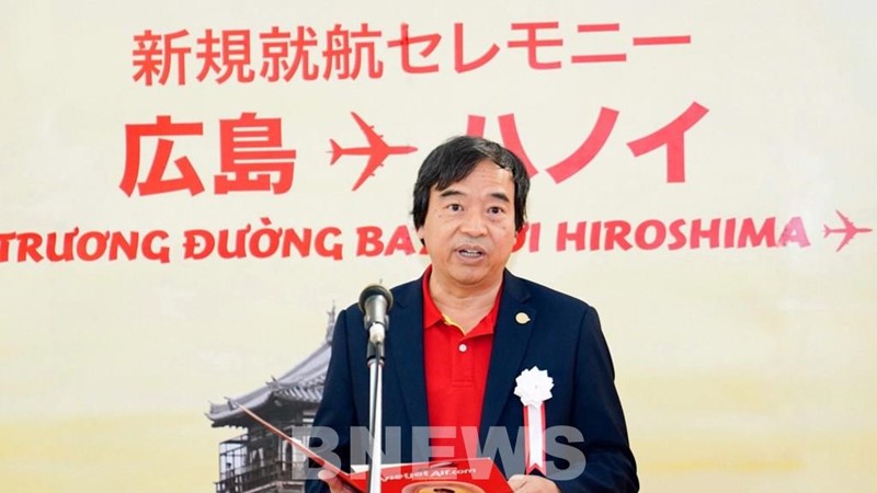 Vietjet khai trương đường bay thẳng đầu tiên giữa Hà Nội và Hiroshima (Nhật Bản)