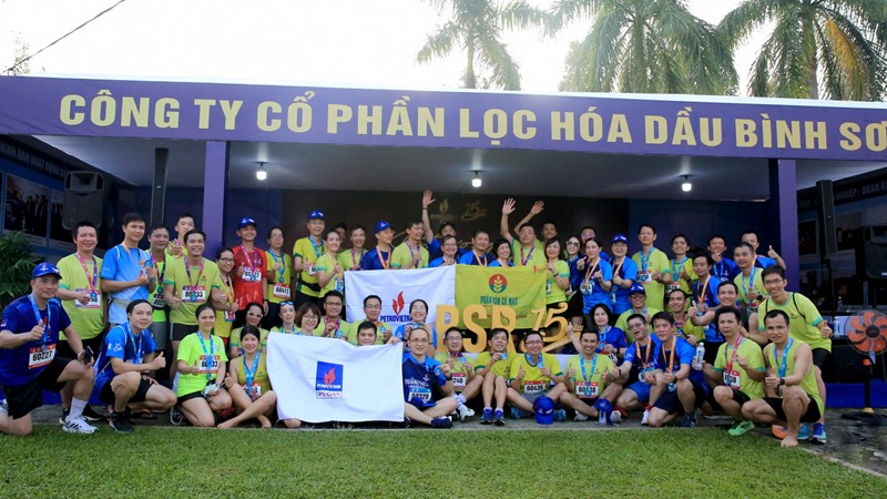 Đội tuyển PV GAS đạt thành tích cao tại Giải chạy “Quảng Ngãi Marathon - Cup BSR 2023”