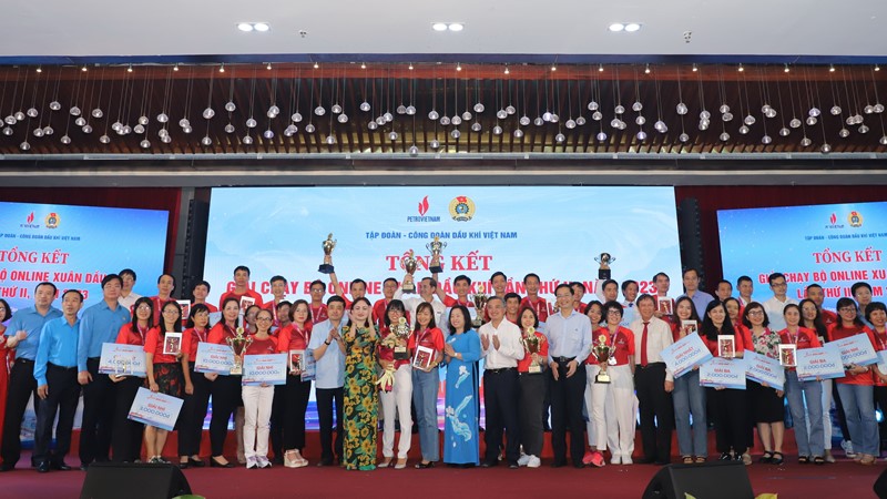 PV GAS về đích ấn tượng, đạt “cơn mưa” khen thưởng  tại Giải chạy bộ online Xuân Dầu khí 2023