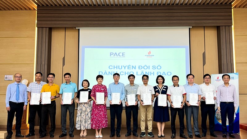 Ban lãnh đạo PV GAS tiên phong trong công tác chuyển đổi số
