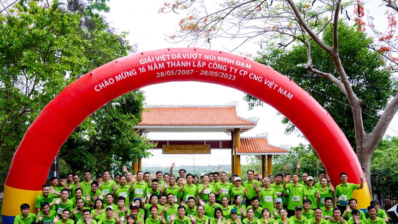 Giải chạy “CNG Vietnam Run 2023 – Hành trình kiến tạo tương lai xanh” chào mừng kỷ niệm 16 năm thành lập