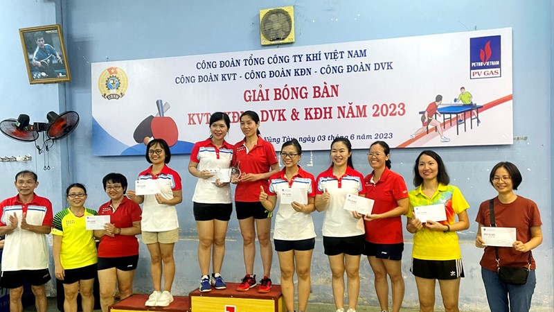 Tháng 6 ghi nhận các sự kiện thể thao chào mừng Đại hội Công đoàn PV GAS
