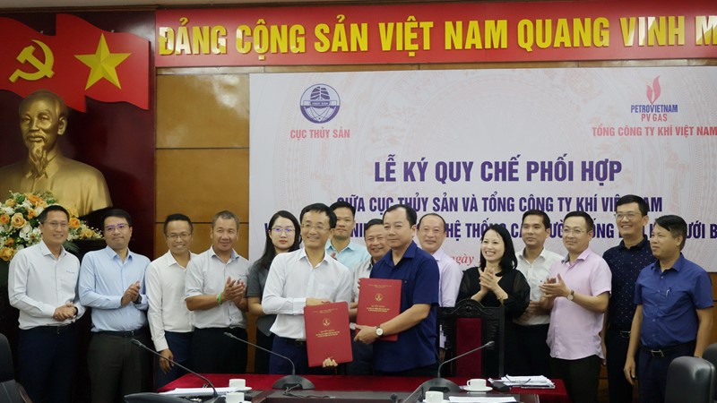 PV GAS phối hợp với Cục Thủy sản bảo vệ an ninh, an toàn hệ thống các đường ống dẫn khí dưới biển