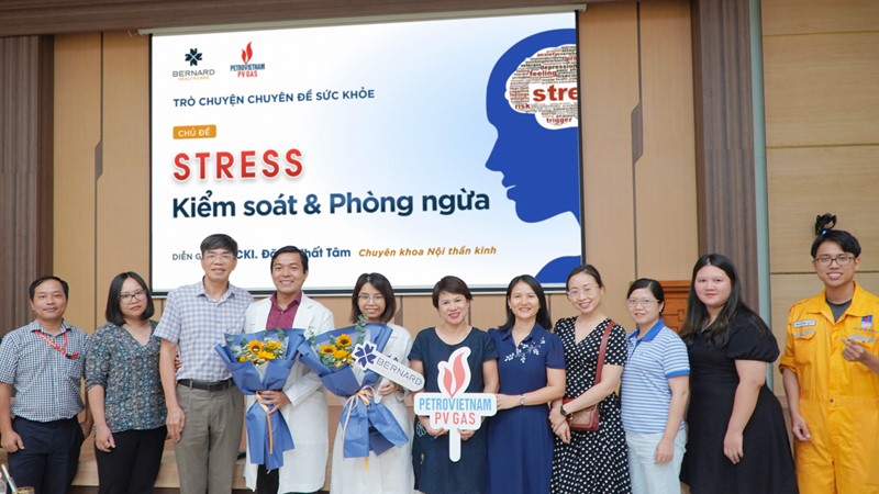 PV GAS tổ chức buổi nói chuyện về chăm lo sức khỏe cho người lao động