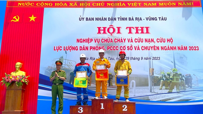 PV GAS nhận các giải thưởng ấn tượng trong công tác Phòng cháy chữa cháy và Cứu nạn cứu hộ 