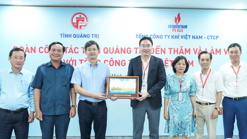 PV GAS đón tiếp và làm việc với đoàn công tác tỉnh Quảng Trị