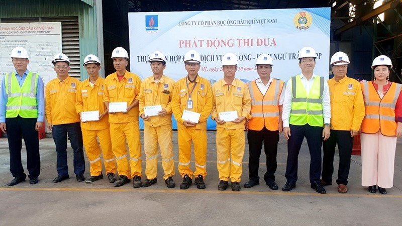 PVCoating phát động thi đua hoàn thành Hợp đồng dịch vụ bọc ống cho dự án Kình Ngư Trắng - Kình Ngư Trắng Nam