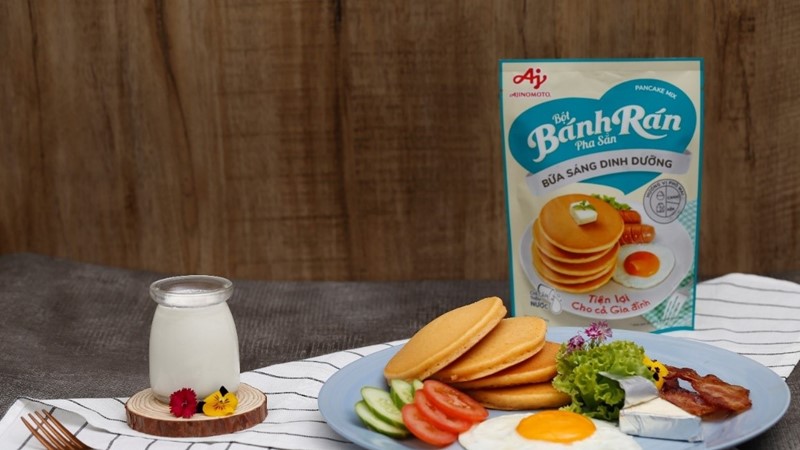 Bột bánh rán pha sẵn Ajinomoto  - Làm bánh dễ dàng, bé học muôn vàn điều hay! 