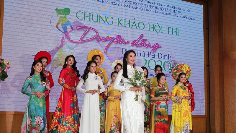 15 thí sinh xuất sắc lọt vào Chung kết “Duyên dáng Phụ nữ Ba Đình” năm 2020