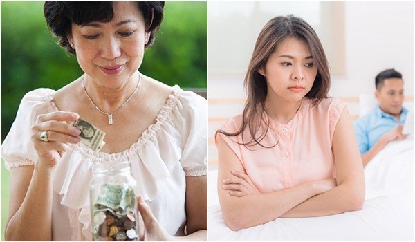 Mẹ quản lương của con trai