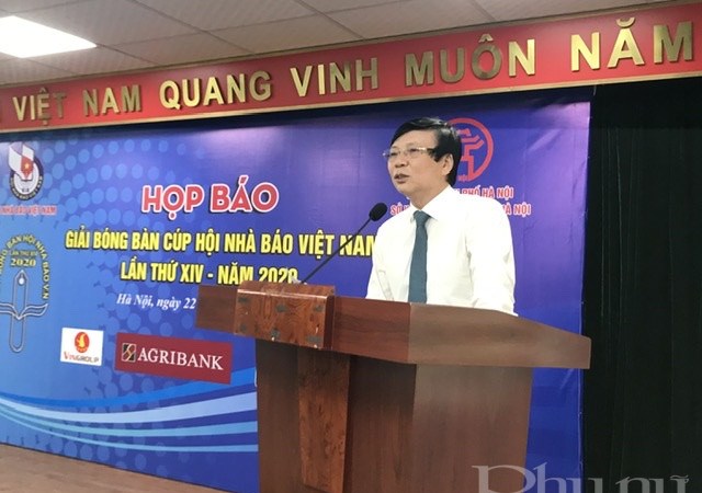 Sắp khai mạc Giải bóng bàn Cúp Hội Nhà báo Việt Nam lần thứ XIV- năm 2020