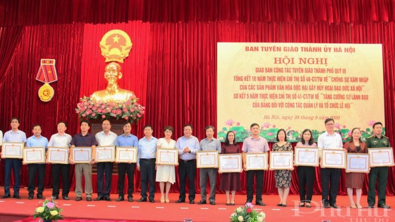 Tuyên giáo Thành ủy Hà Nội: Tập trung thực hiện tốt nhiều nhiệm vụ trọng tâm trong quý III/2020