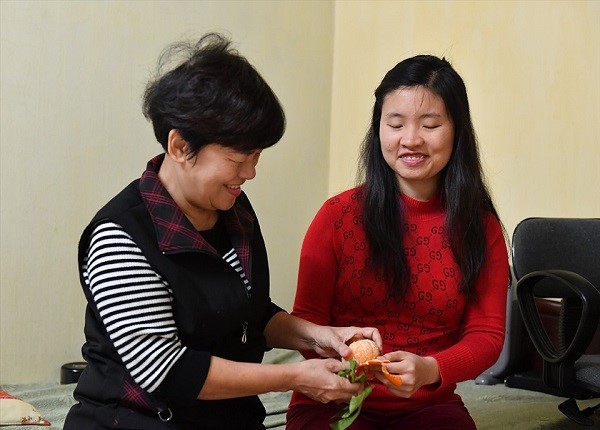Nghị lực sống của cô gái khiếm thị