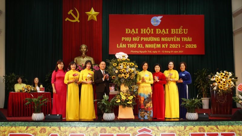 Quận Hà Đông: Hội LHPN phường Nguyễn Trãi tổ chức đại hội điểm