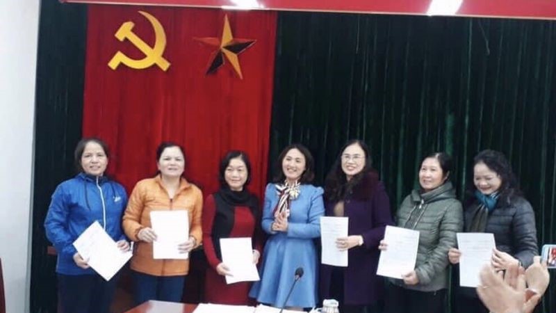 Hội LHPN phường Liễu Giai chuẩn y chức danh nhiệm kỳ mới