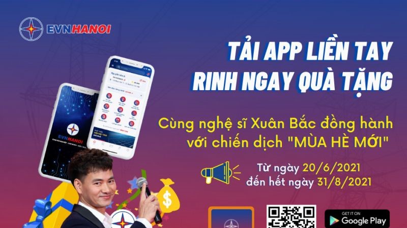 EVNHANOI  khuyến nghị khách hàng sử dụng kênh giao dịch trực tuyến