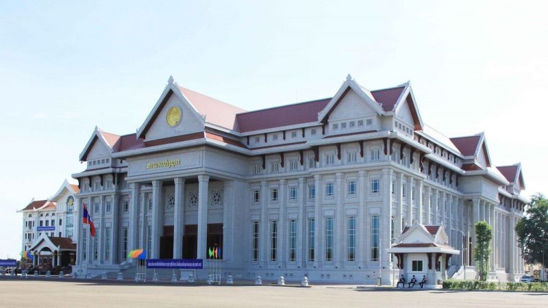 Bộ Xây dựng tổ chức nghiệm thu công trình Nhà Quốc hội Lào