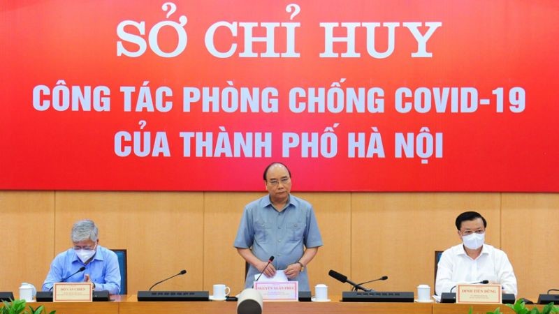 Chủ tịch nước đánh giá cao sự chủ động của Hà Nội trong phòng chống dịch Covid-19 với phương châm “4 tại chỗ”