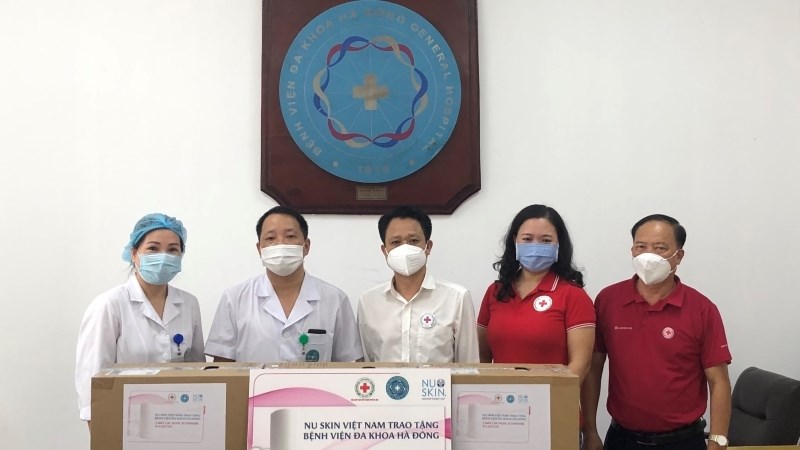 NuSkin Việt Nam tiếp sức cho tuyến đầu chống dịch