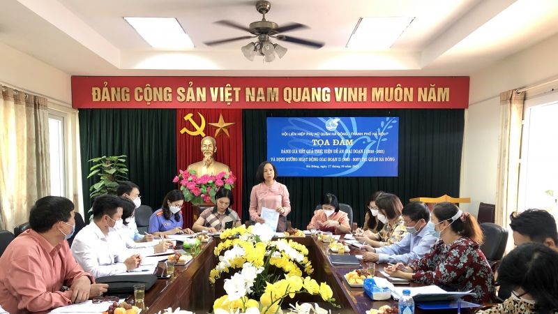 Từ 2018-2021, Hội LHPN quận Hà Đông phối hợp giải quyết 27 vụ bạo lực gia đình