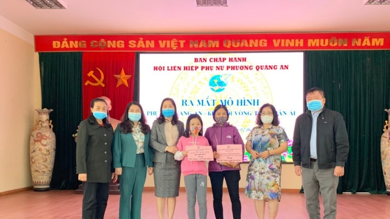 Phụ nữ Quảng An - kết nối vòng tay nhân ái