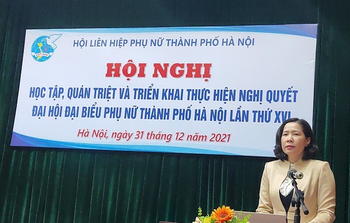 Sớm đưa Nghị quyết Đại hội đại biểu Phụ nữ thành phố Hà Nội lần thứ XVI vào cuộc sống