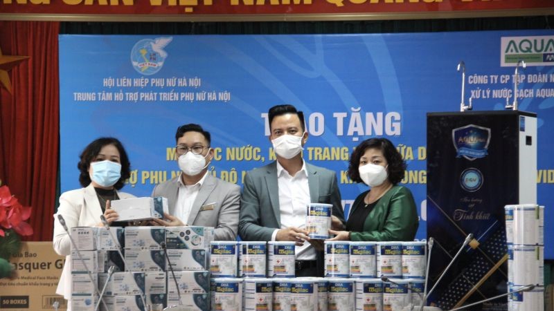 Hội LHPN Hà Nội: Tiếp nhận quà trị giá hơn 1,7 tỷ hỗ trợ phụ nữ nâng cao sức khoẻ
