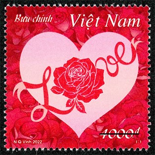 Ra mắt bộ tem Tình yêu nhân ngày Valentine